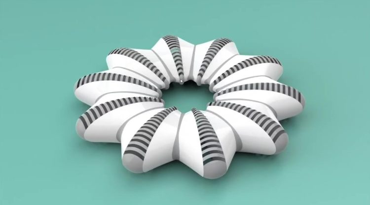 مدل سه بعدی ستاره دریایی به همراه آموزش طراحی در نرم افزار سالیدورکز
